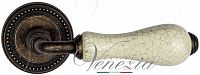 Дверная ручка Venezia Colosseo D3 (ант. бронза с керамикой)