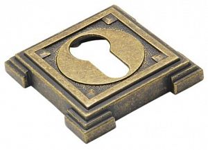 Накладка на цилиндр Adden Bau SC VQ001 квадратная AGED BRONZE (состаренная бронза); ?>