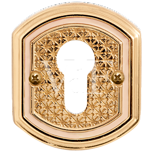 Накладка на цилиндр Val de Fiori ET 71 PB/I (латунь блестящая с эмалью); ?>