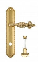 Дверная ручка на планке Venezia Lucrecia WC сантехническая PL98 (полир. латунь)