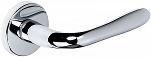 Дверная ручка Extreza Hi-Tech Slim ALDO 331 R12 круглое основание F04 (полированный хром); ?>