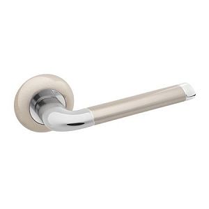 Ручки дверные Code Deco H-14083-A-NIS/CR (матовый никель/хром); ?>