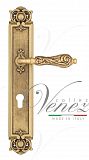 Дверная ручка на планке Venezia Monte Cristo CYL под цилиндр PL97 (франц. золото)