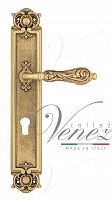 Дверная ручка на планке Venezia Monte Cristo CYL под цилиндр PL97 (франц. золото)