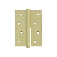 Петля разъёмная НОРА-М 750-4" (100*75*2,5) без колп. (матовое золото) правая