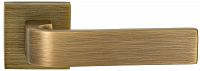 Дверная ручка Extreza Hi-Tech Slim SOUND 106 R11 квадратное основание F03 (матовая бронза)