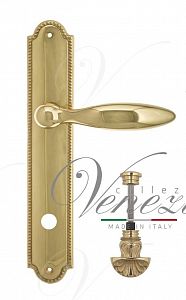 Дверная ручка на планке Venezia Maggiore WC-4 сантехническая PL98 (полир. латунь); ?>