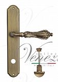 Дверная ручка на планке Venezia Monte Cristo WC сантехническая PL02 (мат. бронза)