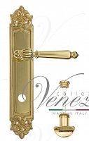 Дверная ручка на планке Venezia Pellestrina WC сантехническая PL96 (полир. латунь)