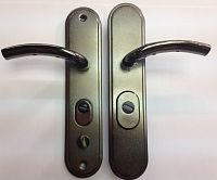 Дверная ручка на планке Master Lock Эллипс (автомат) ML-200 правая