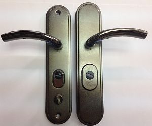 Дверная ручка на планке Master Lock Эллипс (автомат) ML-200 правая; ?>