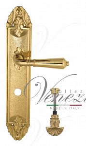 Дверная ручка на планке Venezia Vignole WC-4 сантехническая PL90 (полир. латунь); ?>
