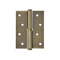 Петля разъёмная НОРА-М 750-4" (100*75*2,5) без колп. (матовое бронзовое покрытие) левая