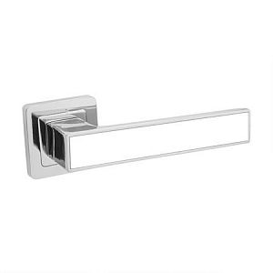 Ручки дверные Code Deco H-22111-A-CR/W (хром/белый); ?>