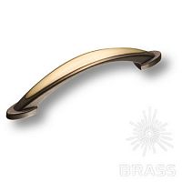 Мебельная ручка BRASS 15.272 современная классика 96 мм 04 (старая бронза)