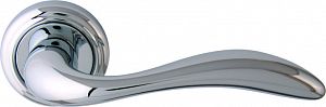 Дверная ручка Melodia мод. Laguna 132V на розетке 50V (полированный хром); ?>