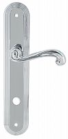 Дверная ручка на планке Extreza Berta 312 WC сантехническая PL05 (полированный хром) F04