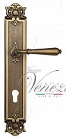 Дверная ручка на планке Venezia Classic CYL под цилиндр PL97 (мат. бронза)