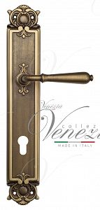 Дверная ручка на планке Venezia Classic CYL под цилиндр PL97 (мат. бронза); ?>