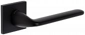 Дверная ручка Extreza Hi-Tech Slim VIKI 127 R15 квадратное основание F22 (черный матовый)