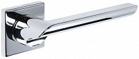 Дверная ручка Extreza Hi-Tech Slim SANTA 128 R15 квадратное основание F04 (полированный хром)
