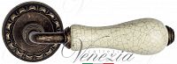 Дверная ручка Venezia Colosseo D2 (ант. бронза с керамикой)