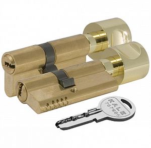 Цилиндровый механизм Kale Kilit 164 OBS S 70мм C ключ/вертушка (латунь); ?>