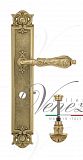Дверная ручка на планке Venezia Monte Cristo WC-4 сантехническая PL97 (полир. латунь)