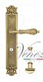 Дверная ручка на планке Venezia Monte Cristo WC сантехническая PL97 (полир. латунь)