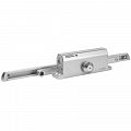 Дверной доводчик НОРА-M со скользящей тягой 450 Slider ISPARUS 110-160кг (серебро)