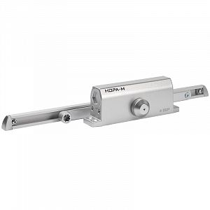 Дверной доводчик НОРА-M со скользящей тягой 450 Slider ISPARUS 110-160кг (серебро); ?>