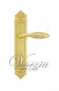 Дверная ручка на планке Venezia Casanova WC сантехническая PL96 (полир. латунь); ?>