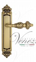 Дверная ручка на планке Venezia Lucrecia PASS проходная PL96 (франц. золото)
