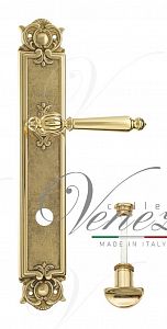 Дверная ручка на планке Venezia Pellestrina WC сантехническая PL97 (полир. латунь); ?>