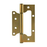 Дверная петля без врезки НОРА-М 800-5" 125*75*2,5 без колп. (матовый кофе)