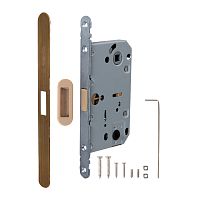 Врезной замок Armadillo GRAVITY PRO G01.196.50.96 магнитный сантехнический AB (бронза)