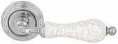 Дверная ручка Extreza DANA CRACKLE (Дана кракле) 306 на розетке R05 полированный хром F04