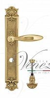 Дверная ручка на планке Venezia Maggiore WC-4 сантехническая PL97 (полир. латунь)