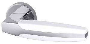 Ручка раздельная Armadillo ARC URB2 CP/White-14  Хром/белый; ?>