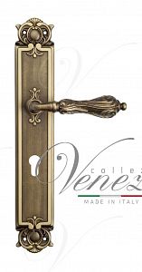 Дверная ручка на планке Venezia Monte Cristo CYL под цилиндр PL97 (мат. бронза); ?>