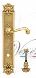 Дверная ручка на планке Venezia Carnevale WC-4 сантехническая PL97 (полир. латунь)