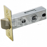 Защелка межкомнатная RENZ L 5-45 plastic B (латунь блестящая) с пластиковым языком