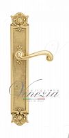 Дверная ручка на планке Venezia Carnevale PASS проходная PL97 (полир. латунь)