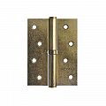 Петля разъёмная НОРА-М 750-4" (100*75*2,5) без колп. (застаренная бронза) левая