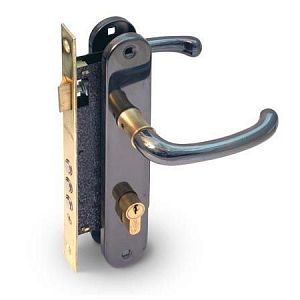 Врезной замок Apecs 2210/60-B/G (черный/золото); ?>