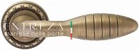 Дверная ручка Extreza MIREL (Мирел) 316 на розетке R02 матовая бронза F03