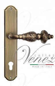 Дверная ручка на планке Venezia Lucrecia CYL под цилиндр PL02 (мат. бронза); ?>
