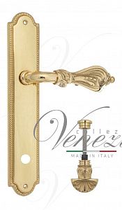 Дверная ручка на планке Venezia Florence WC-4 сантехническая PL98 (полир. латунь); ?>