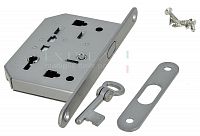 Замок купе под ключ Extreza Hi-tech P408 в компл. 1 ключ матовый хром F05