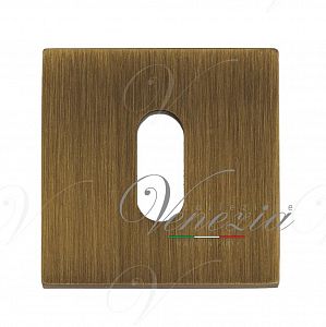 Накладка на ключ буратино Fratelli Cattini KEY 8-BY (матовая бронза) квадратное основание; ?>